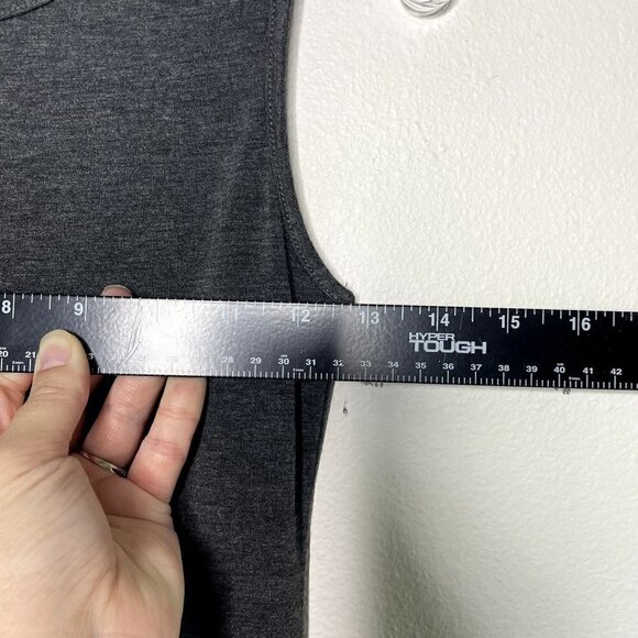 Tam Ware Women's Sleeveless Maxi Dress Charcoal SIze Small - Picture 3 of 5